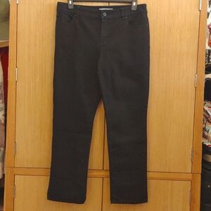 Black Platinum Denim Jeans SZ 2 Short By Chico's